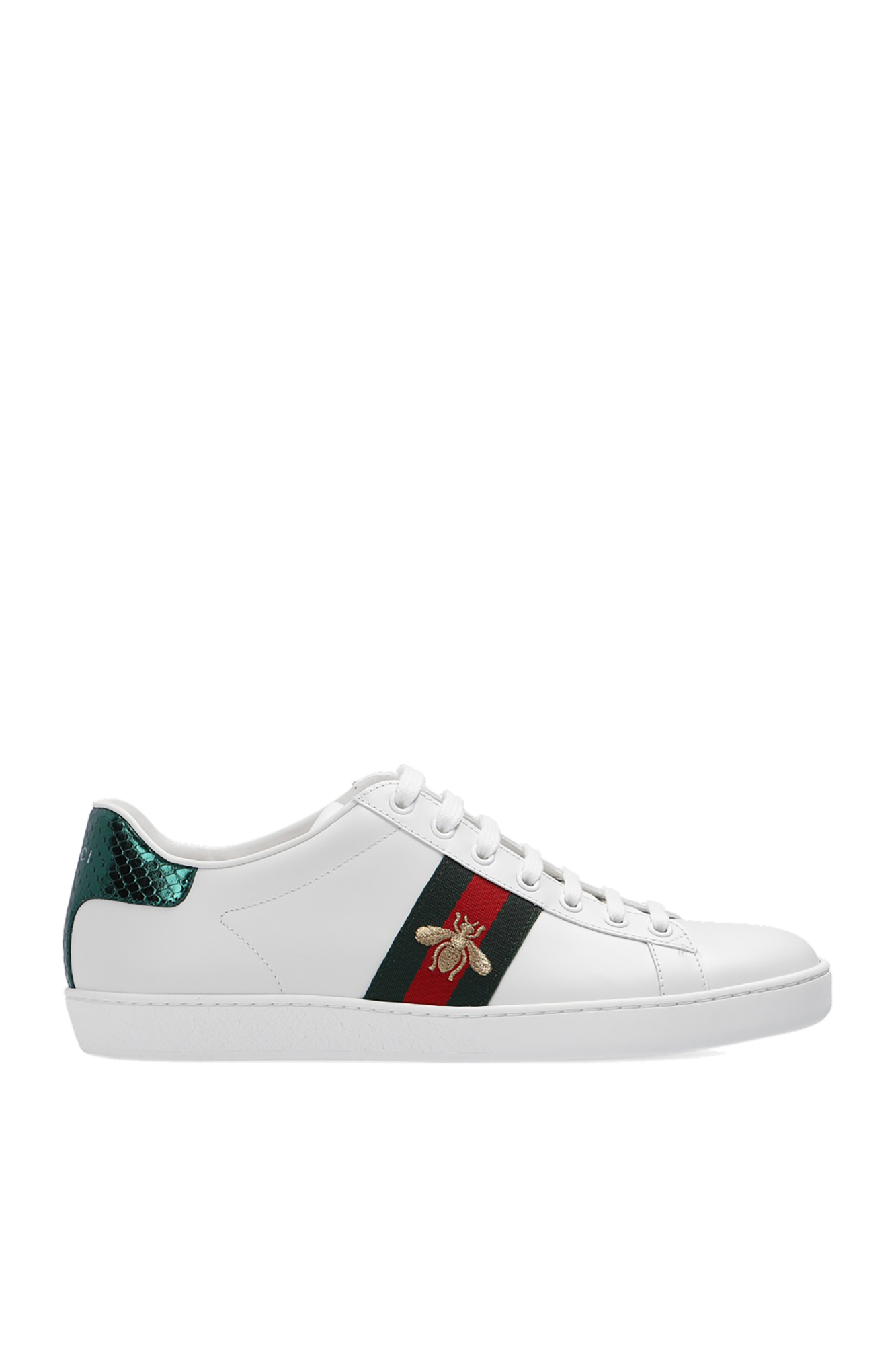 Gucci ace leather sale